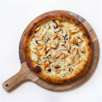 PIZZA POLLO E GORGONZOLA