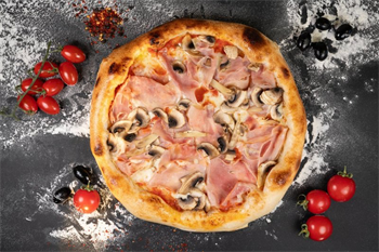 PIZZA PROSCIUTTP E FUNGI